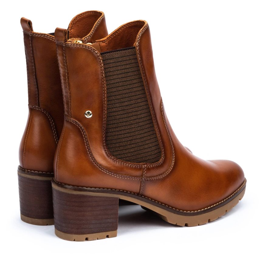 Women's Pikolinos LLANES Ankle Boots Brown | NZ B310952